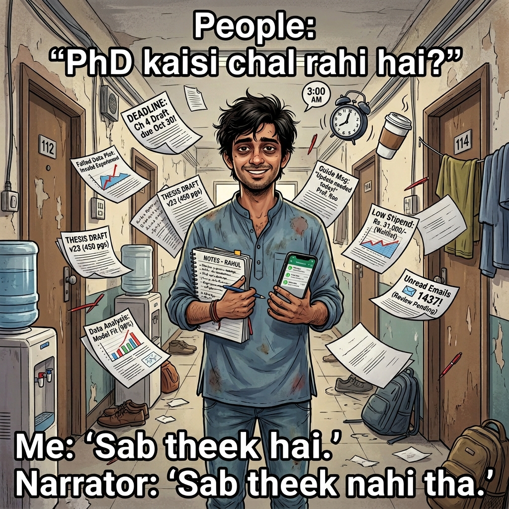 Sab Theek Hai: When the experiment, stipend and sleep schedule all disagree.